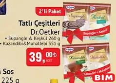 DR. OETKER TATLI ÇEŞİTLERİ 2'Lİ PAKET